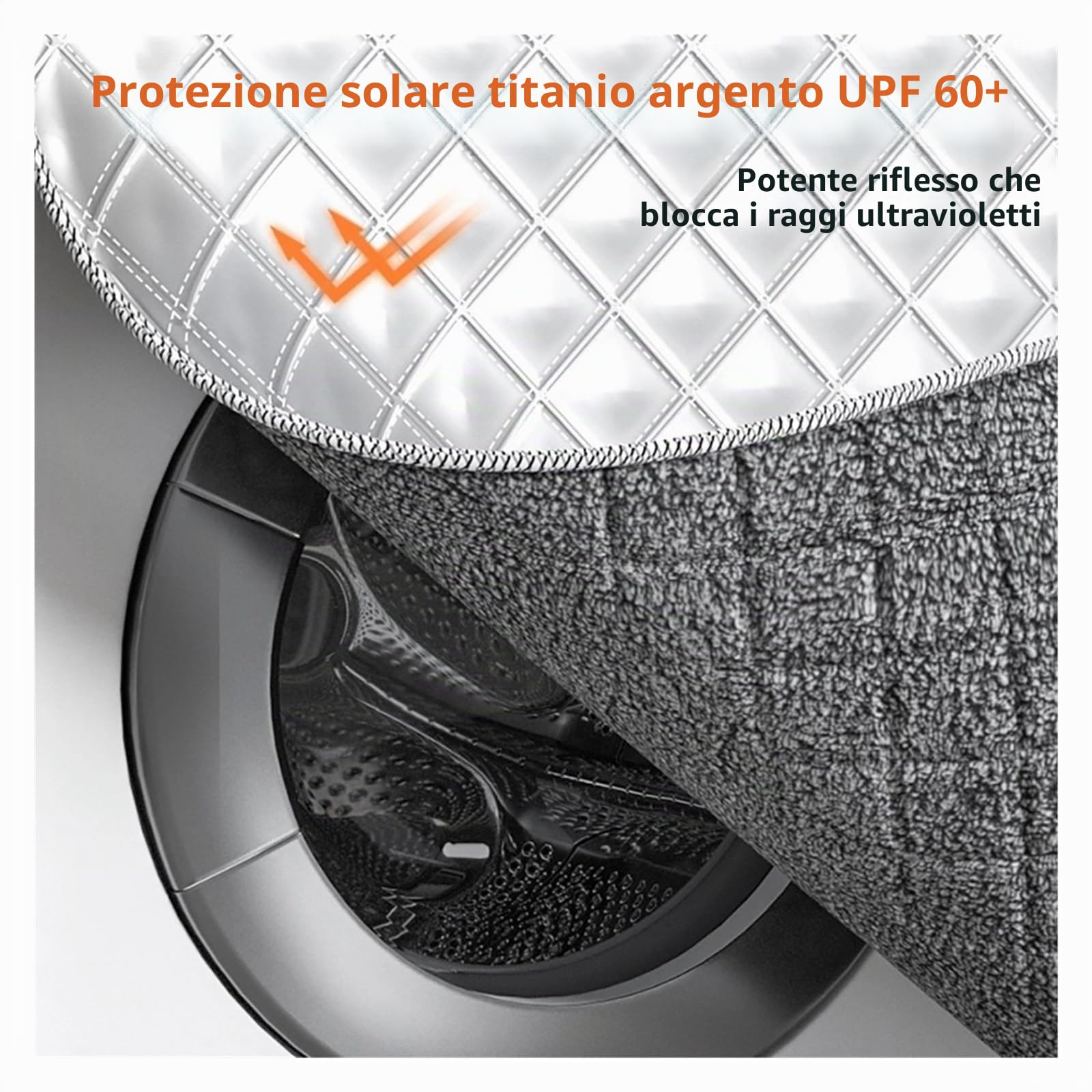 Copertura For Lavatrice/asciugatrice In Velluto E Ispessimento, Protezione Solare, Coperture Impermeabili For Isolamento Termico, Lavatrice(60x60x85cm)