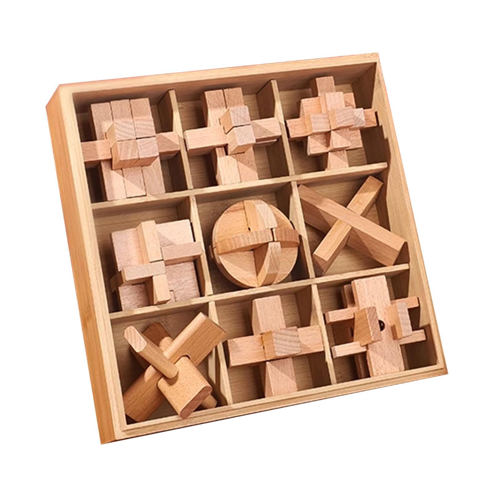 Drewniane Puzzle Edukacyjna Układanka do Samodzielnego Składania | Drewniane Puzzle dla Dzieci Dla Klasy, Prezentu Do Skarpety, Podróży, Szkoły, Dziewczynek, Chłopców, Urodzin, Wycieczki