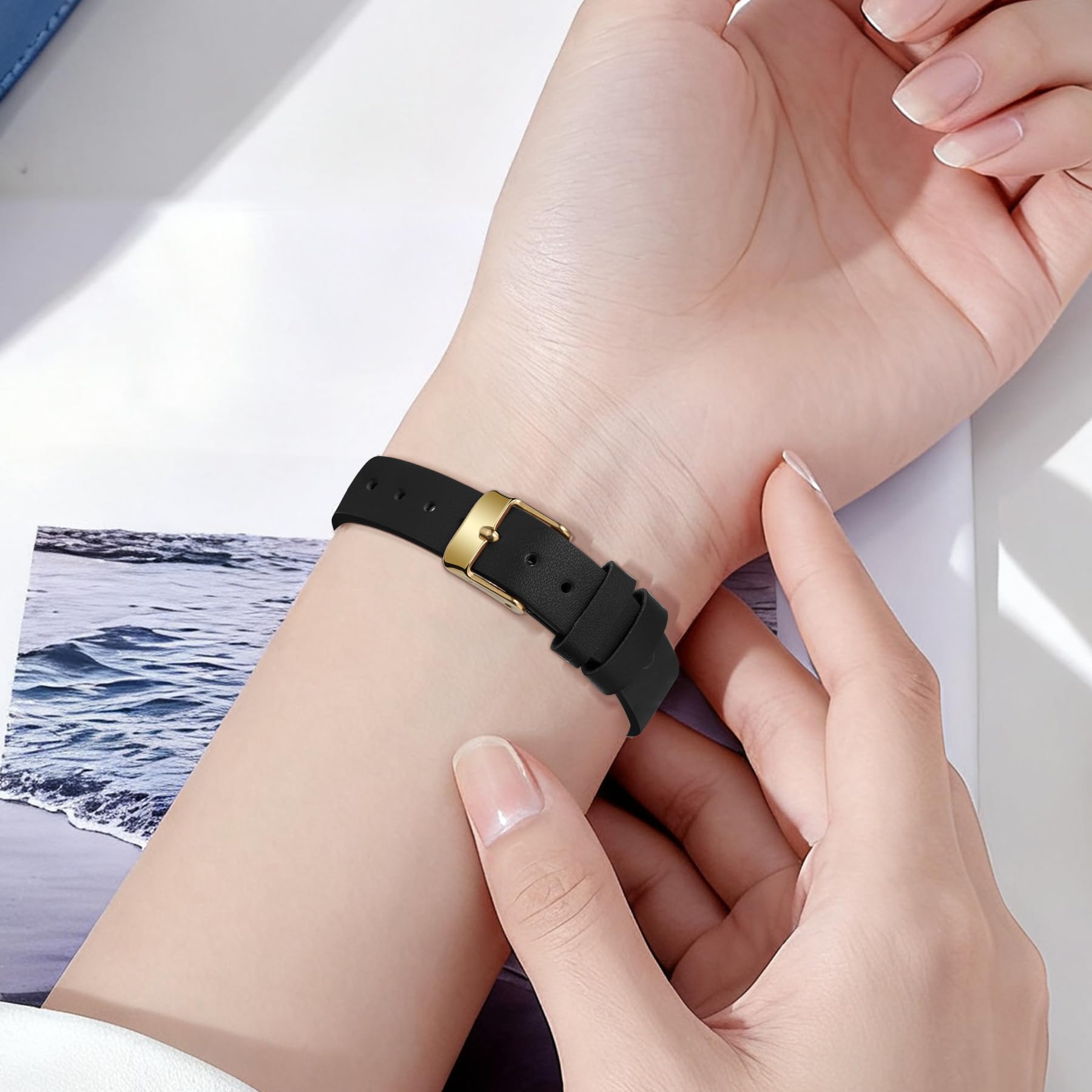 BEN NEVIS Relojes para mujer, elegante, clásico, pequeño, de cuero, dorado, fácil de leer, relojes de pulsera para mujer