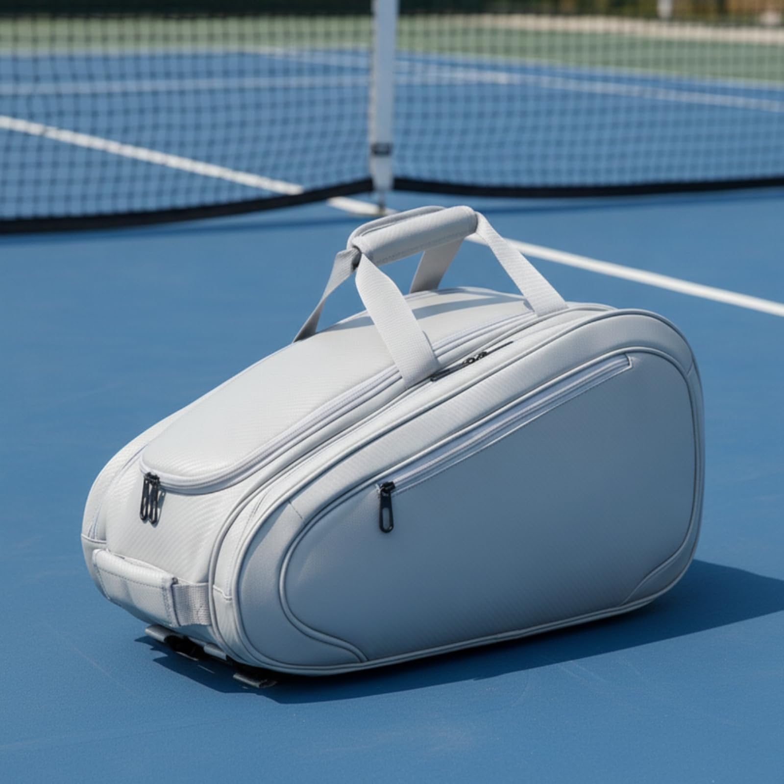 Colcolo Outdoor Sports Carrier Bolsa Deportiva Mochila Bandolera Maletín Deportivo con Diseño Multifuncional y Acceso Rápido Material Cuero Adecuado para Pádel Gimnasio Viajes