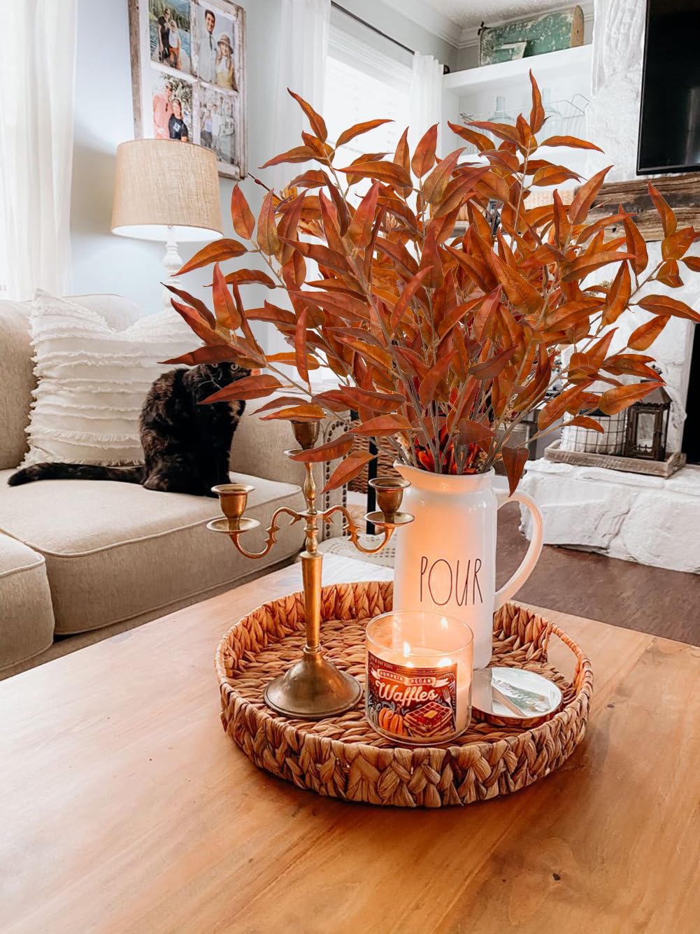 Künstlicher Eukalyptus - 5 Bundles 60cm Für Herbstdekoration