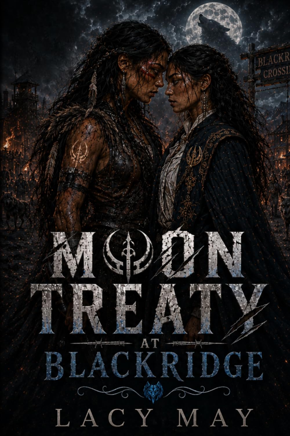Moon Treaty at Blackridge: A Sapphic Werewolf Western Romance (Wolves of the Wild West)