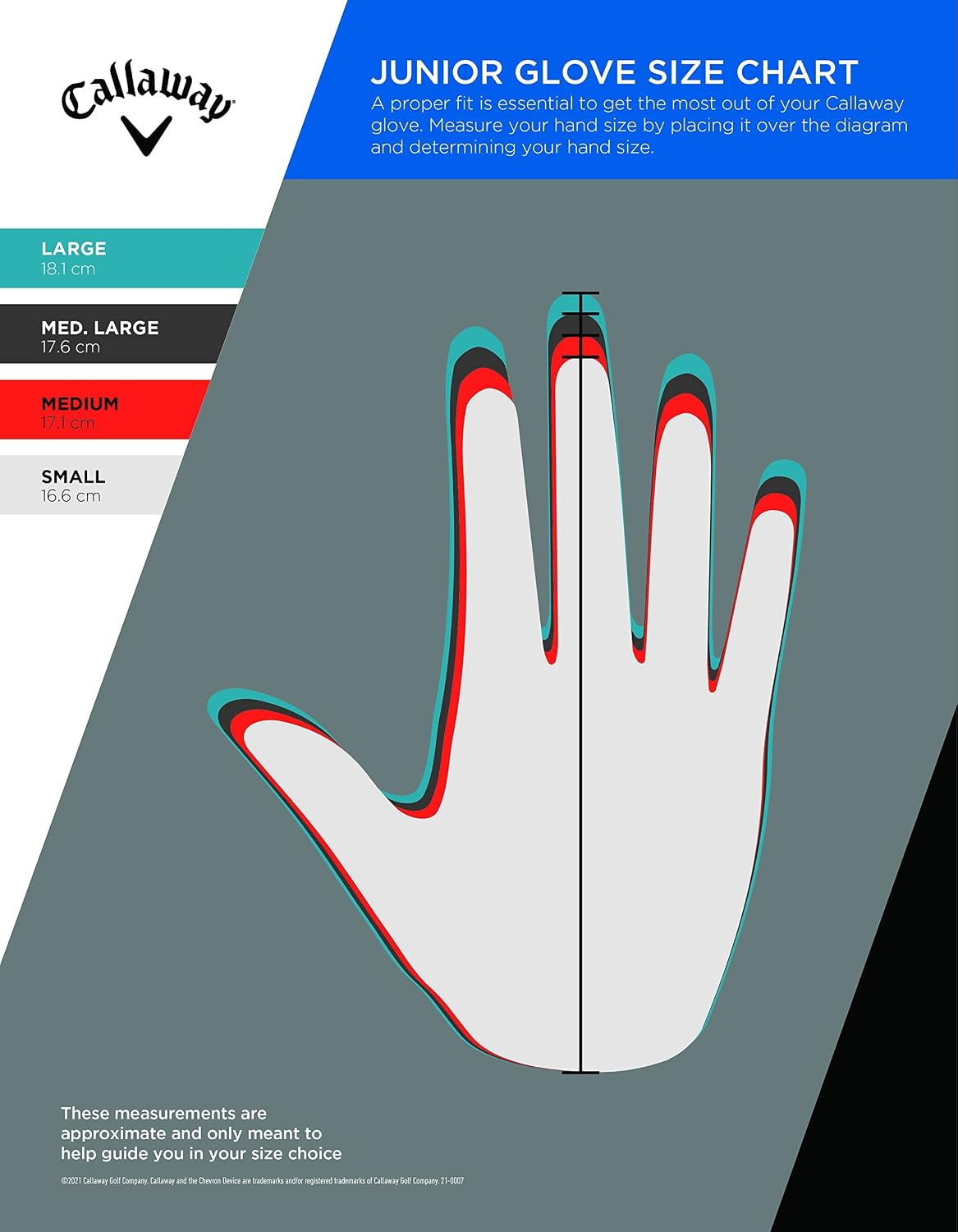 Callaway Golf X Junior Golf Glove