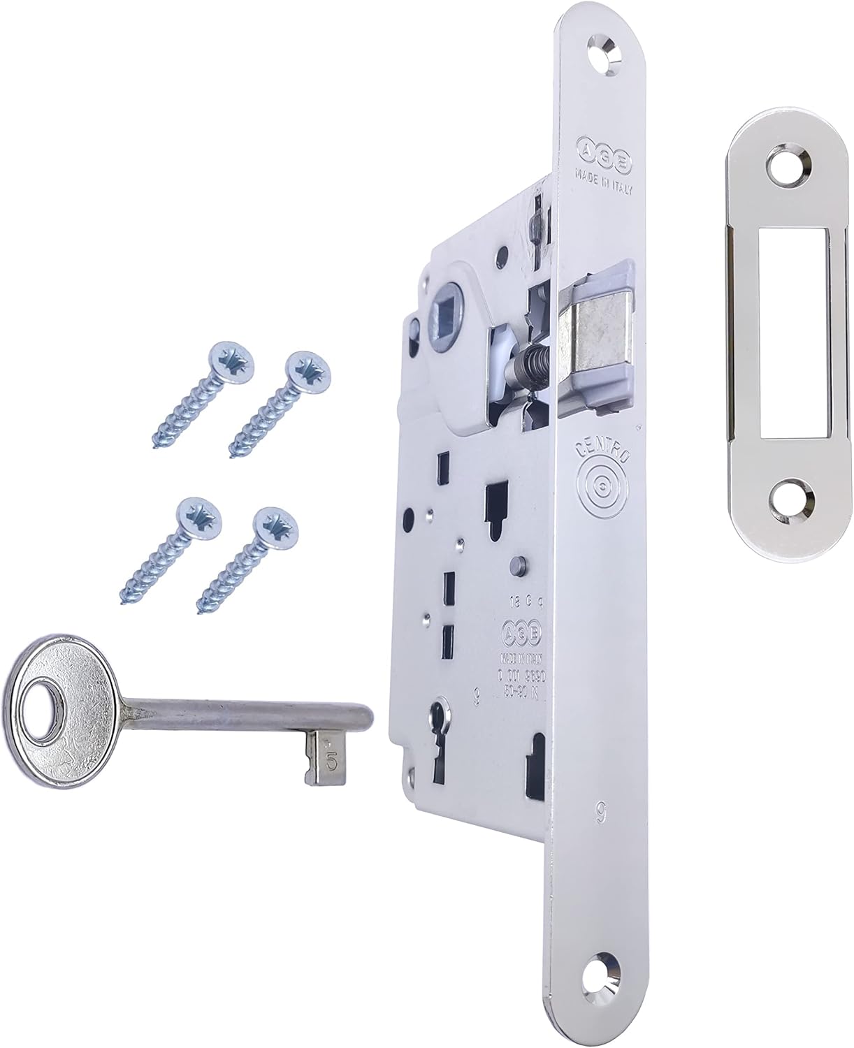 AGB - Interior Door Lock Series CENTRO. (Fr. 22 X 196, In. 90, En. 50