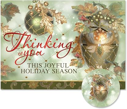 Colorful Images Pineville Estates Personalized Christmas Cards with Free Matching Seals Set of 24