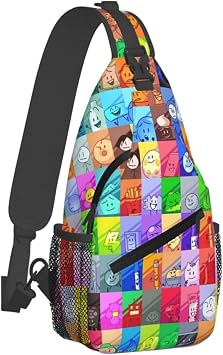 Sling Shoulder Bags Bfdi-Battle For Dream-Island Sling Bag Unisex Backpack Sports Chest Bag For Workout Cycling Hiking