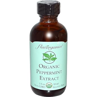 FLAVORGANICS Organic Pure Peppermint Extract, 2 FZ
