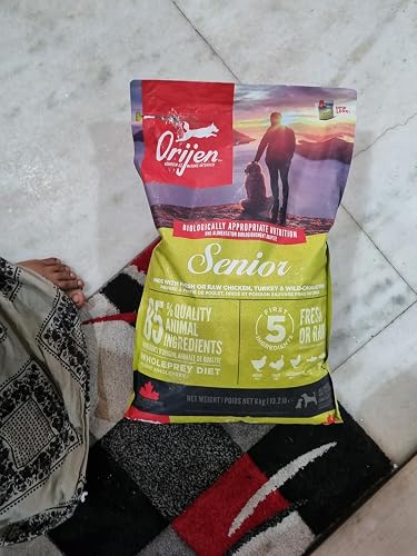 ORIJEN Senior Dry Dog Food, Grain Free Dry Dog Food for Senior
