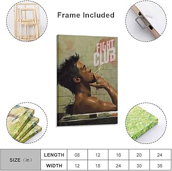 2点額縁セット K506A3 ファイトクラブ 映画 ポスター ブラッド・ピット 2点額縁セット K506A3 ファイトクラブ 映画 ポスター ブラッド