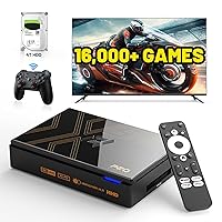 Vista 1 de Kinhank Super Console X5 PRO Retro Gaming Console with 16000+Games,Android 12.0 OS,Emulator System,8K UHD Output,WI-FI 6,BT 5.0,SATA 3.1,AV1,Rock