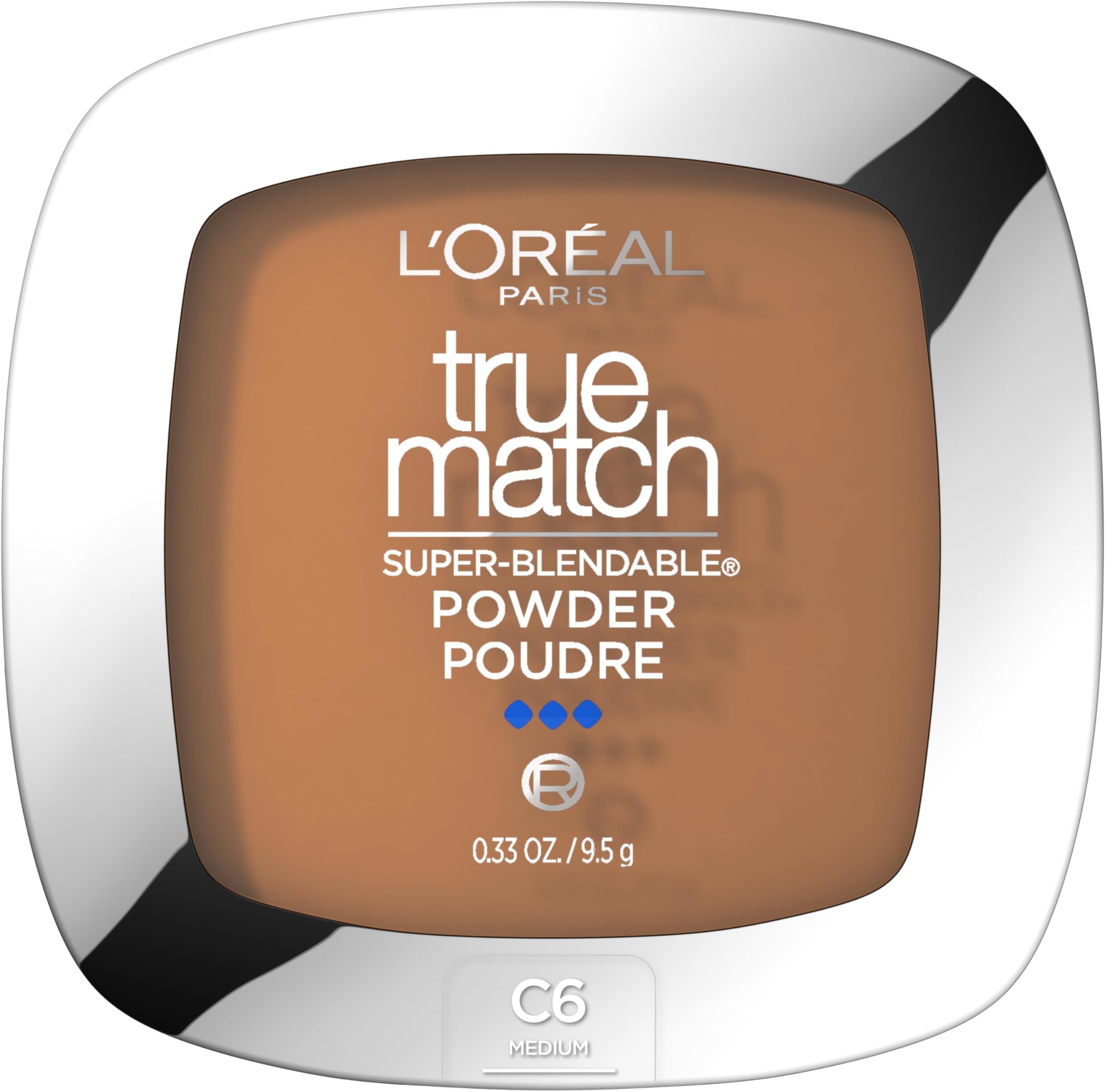 L’Oréal Paris L'Oreal True Match Powder, Soft Sable [C6], 0.33 oz