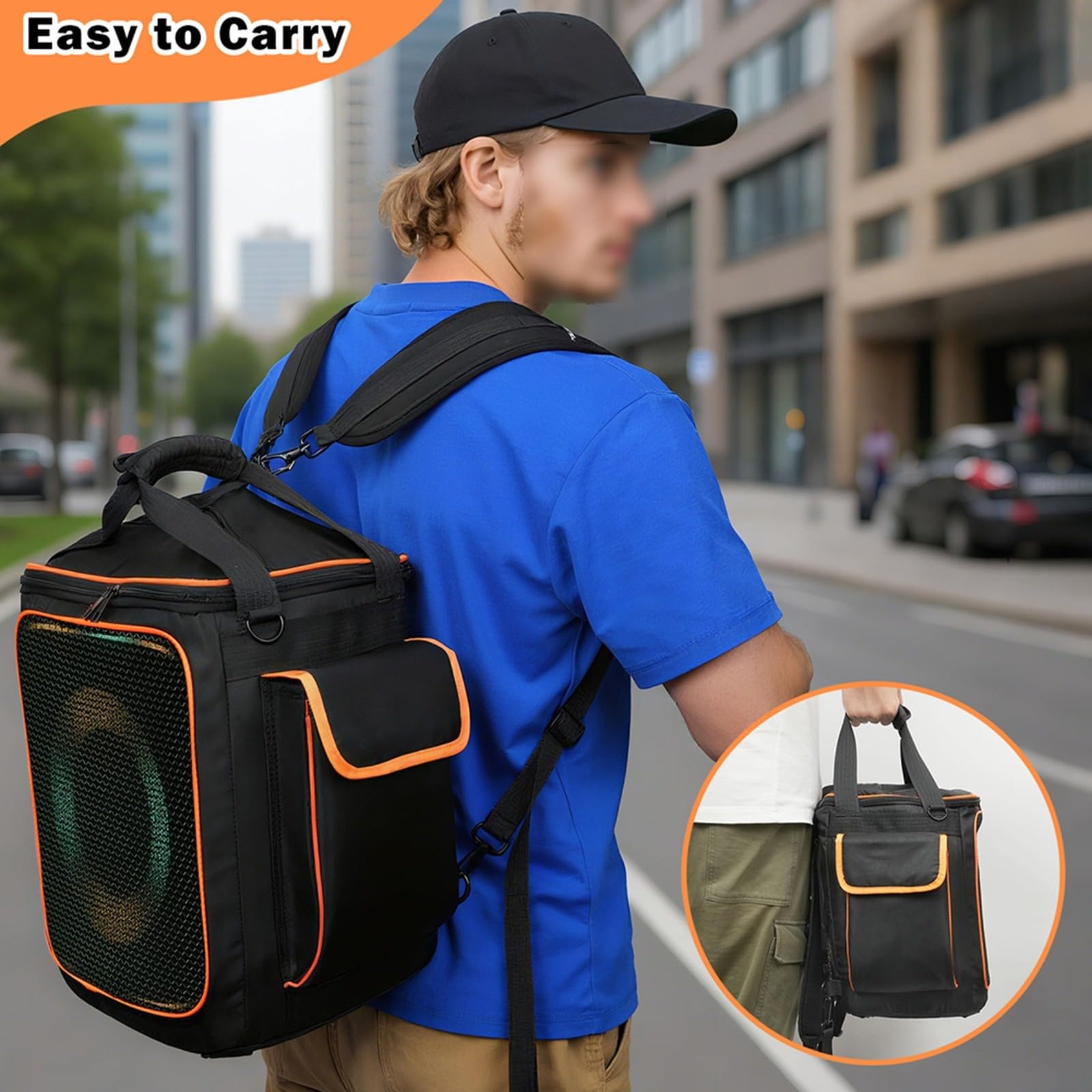 Impermeable para cámara, protector de clima portátil de PVC con aberturas de control para lentes DSLR sin espejo, negro