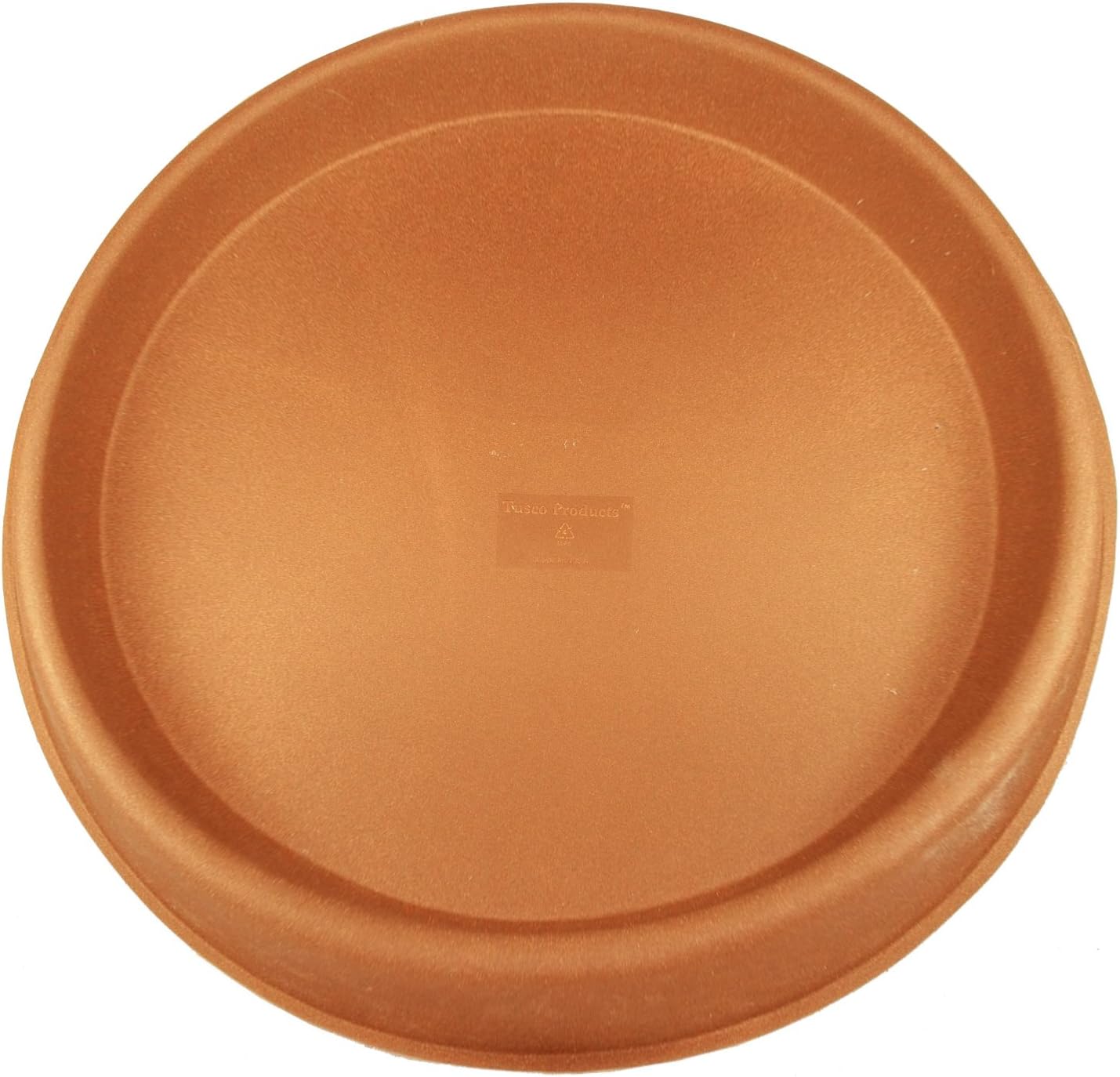 Tusco Products TR121 Rolled Rim Saucer, Terra Cotta, 12-Inch