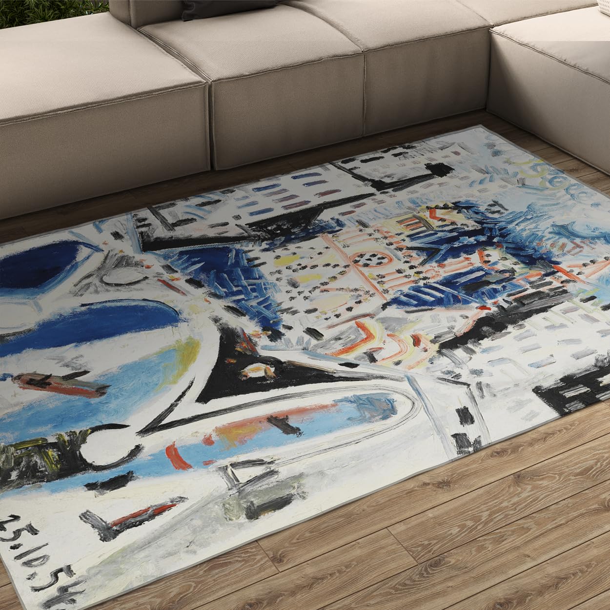 Tapis Pablo Picasso abstrait pour sublimer votre chambre à coucher avec élégance