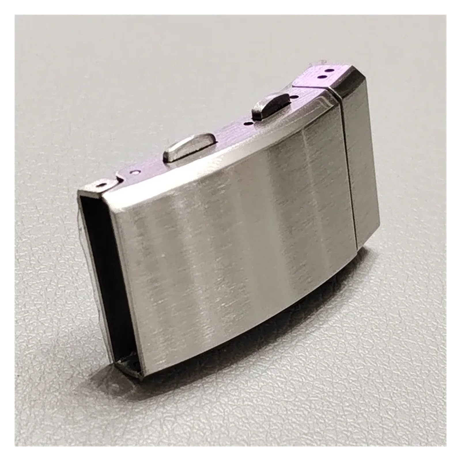 ZHGUIMING 316L stal nierdzewna solidna klamra 18mm 20mm 22mm do zapięcia Seiko podwójna blokada składany przycisk klamra nurkowa metalowe akcesoria do zegarków