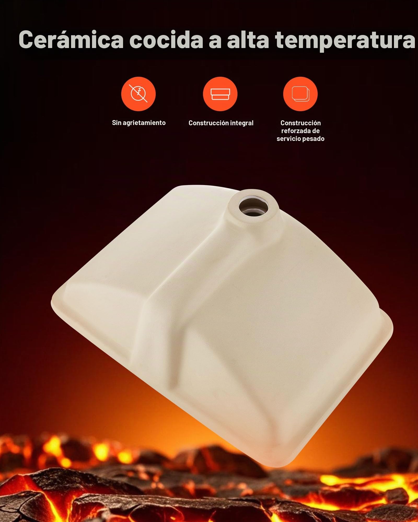 VEVOR Lavabo Bajo Encimera de Cerámica Rectangular, con Rebosadero, Fregadero de Cocina Moderno para Espacios Pequeños, Resistente a las Manchas y el Amarilleo, Color Blanco, 530 x 375 x 210 mm