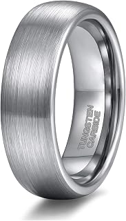 4mm 6mm 8mm Tungsten Ring Wedding Band for Men Women Engraved I Love You Matte Brushed Comfort Fit Size 4-15