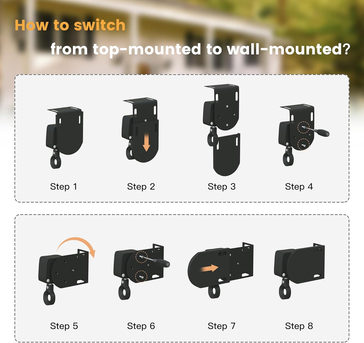 VICLLAX Cordless Outdoor Roller Shade for Patio 9 ftx8 ft, Outdoor Blind Patio Shade Roller Up for Porch Gazebo with Spliced Design, Mocha