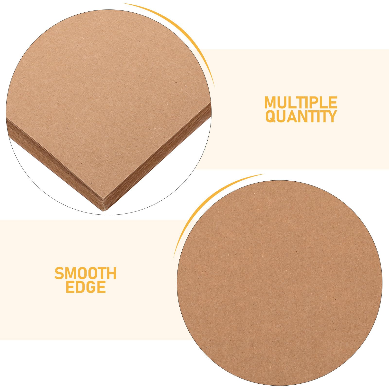 Alasum 100 Pezzi Cartoncino Materiale Resistente e Versatile Kraft per Artigianato e Scrapbooking Carta Rigida per Biglietti e Etichette per Progetti Creativi