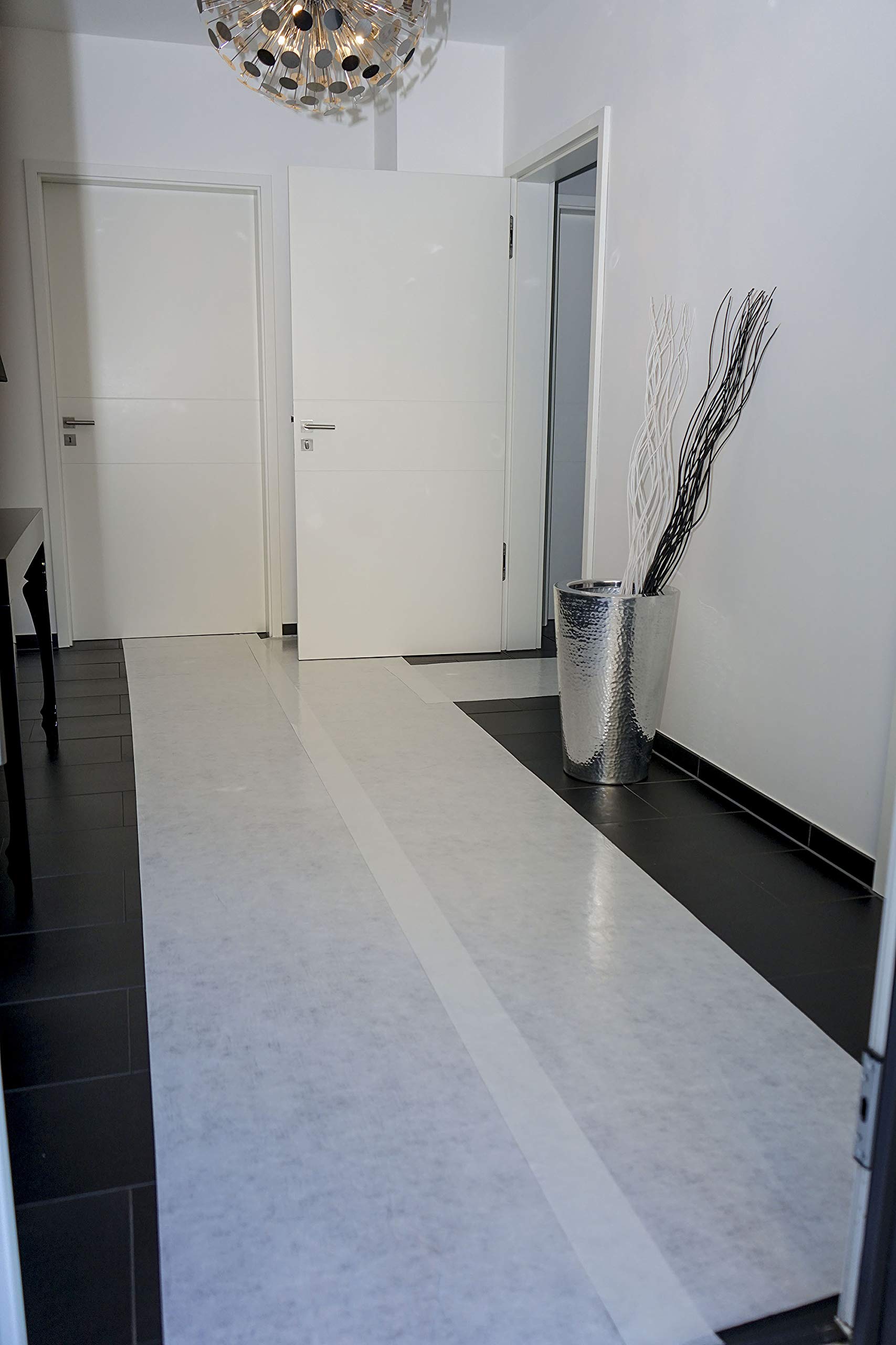 Scorprotect® Abdeckvlies 1,00 m x 25 m weiß 180g/m² selbsthaftend Bodenschutz Vlies Treppe