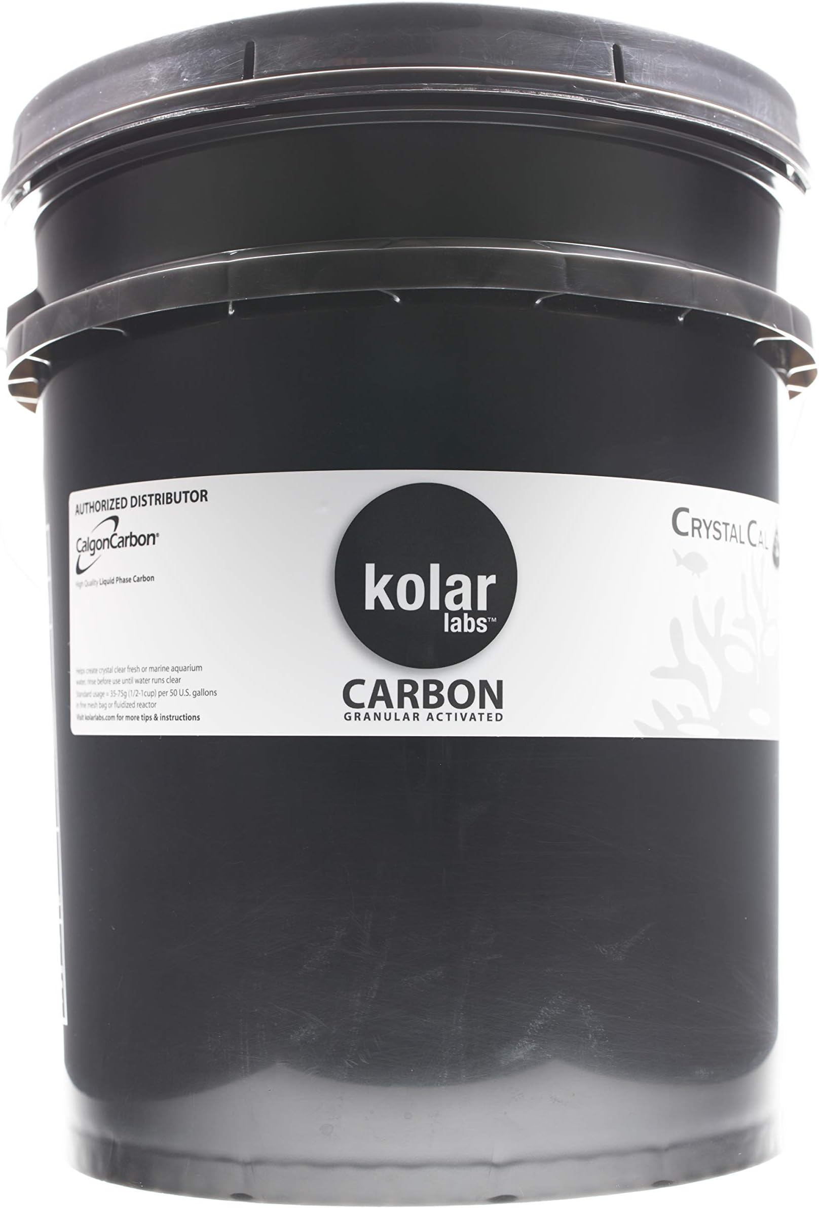Kolar Labs Crystal Cal Activated Carbon – 5 Gallon, Activated Charcoal for Aquariums and Fish Tanks
