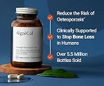 AlgaeCal - Clinically Supported Plant Based Calcium Supplement, Vitamin D3 (1000 IU) for Bone Strength. Contains 13 Trace Minerals Supporting Bone Density - 90 Veggie Caps