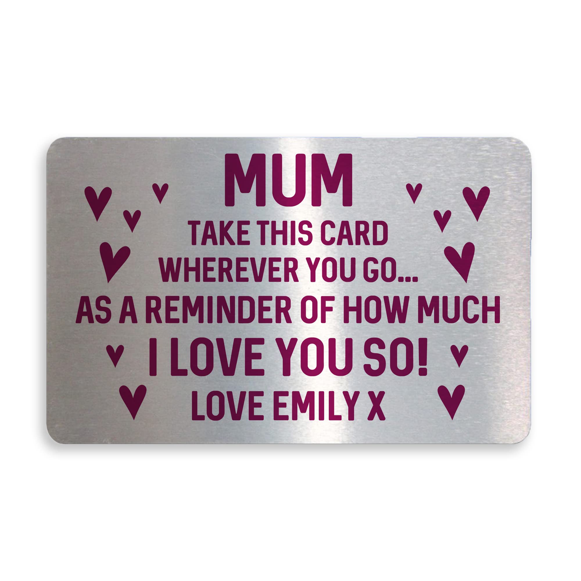 RED OCEAN PERSONALISED Gift For Mum From Daughter Son On Mothers Day Birthday Gift