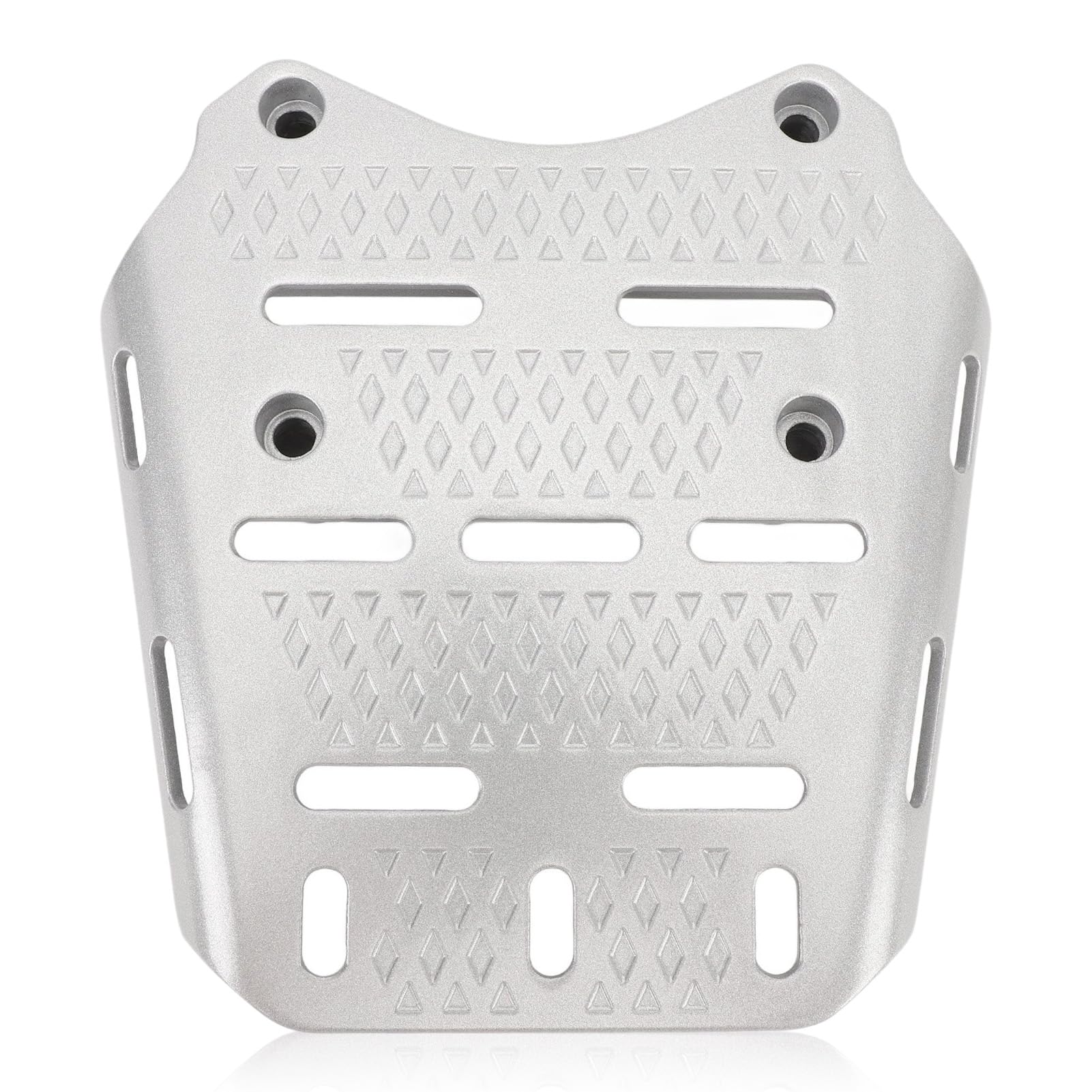 Motorrad-Gepäckträger für PCX 125 150 160 2014–2024, CNC-Aluminiumlegierung für PCX 125 150 160 2014–2024, Hintere Gepäckträger-Halterung, Zusätzlicher Stauraum (Silver)