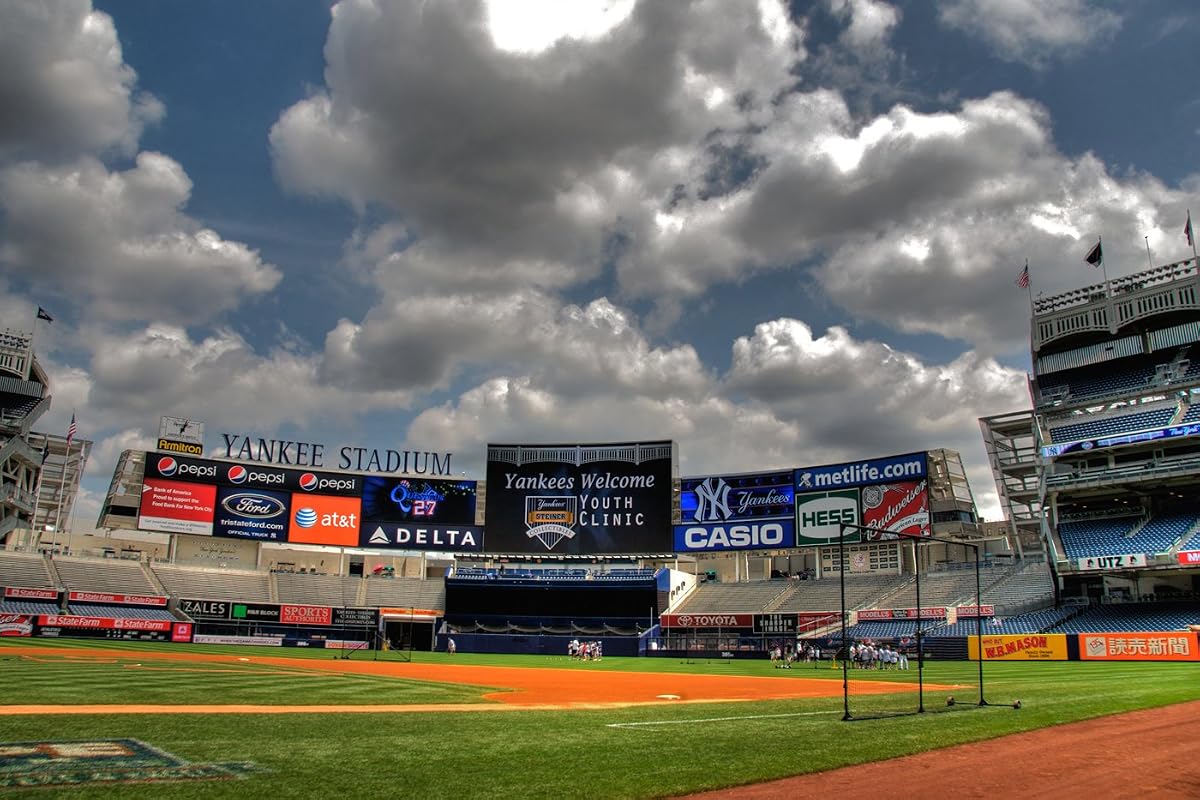 Yankee Stadium 36" x 24" Gallery Wrapped Canvas Wall Art