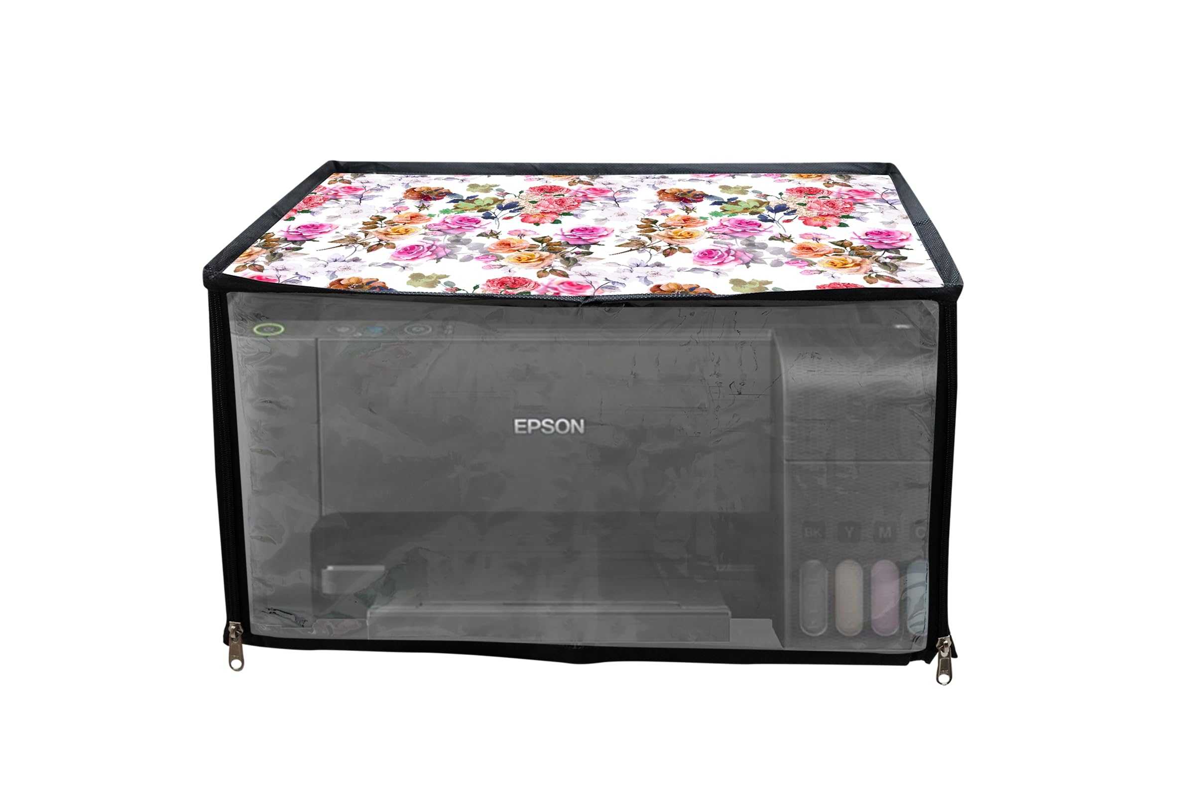 HomeStore-YEP Printer Cover for Epson L 3250, 3251, 3252, 3256 All-in-One Ink Tank Color with Zipper for Dust Protection White Flowers (B0CSHM8DPY) Amazon Price History, Amazon Price Tracker