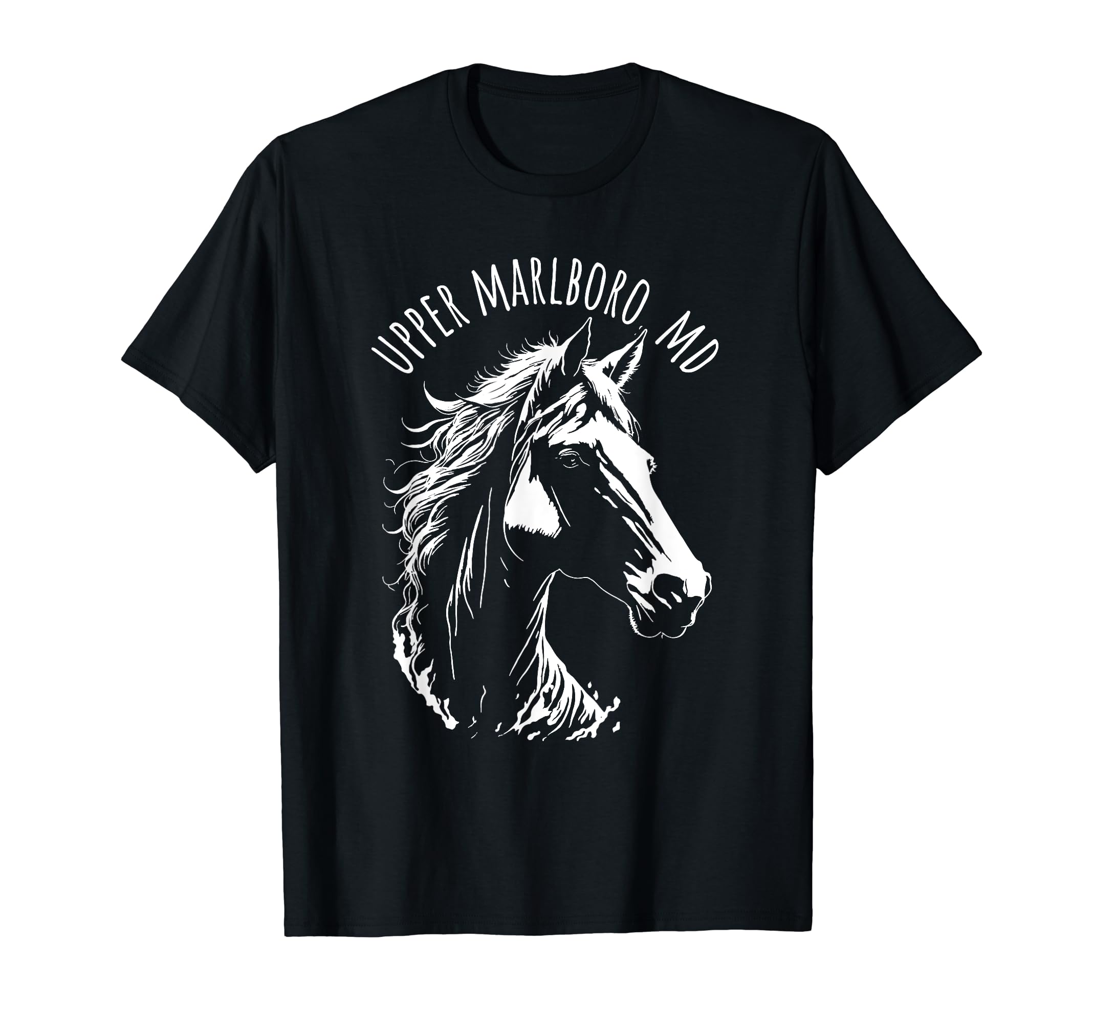 Awesome Upper Marlboro MD Equestrian Horse DesignsUpper Marlboro MD USA Beautiful Equestrian Horse Design T-Shirt