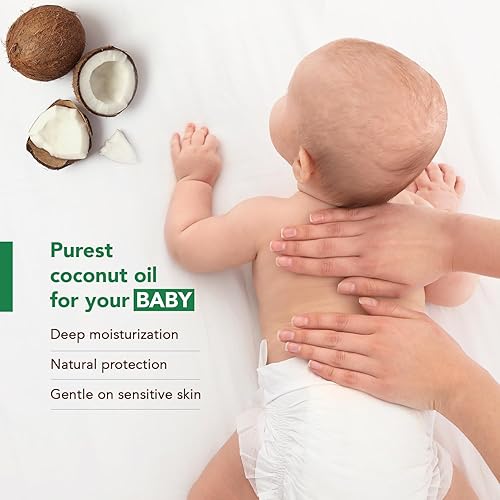 Miniatura 5 de Organic Harvest Aceite de coco virgen extra prensado en frío, para cabello y piel, para hombres y mujeres, ideal para todo tipo de piel y