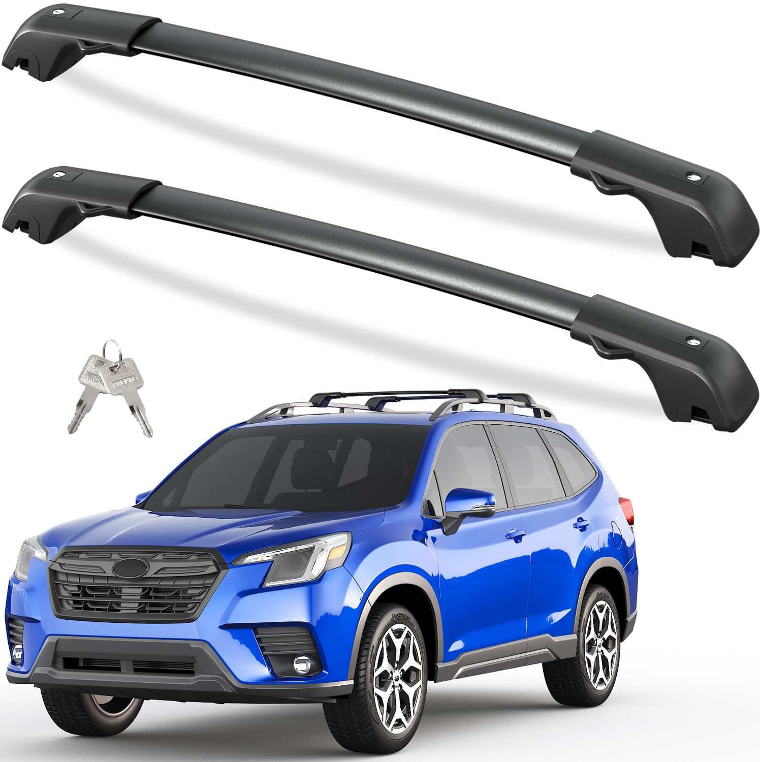 Tuyoung 300lbs Roof Rack Cross Bars for Subaru Forester 2014-2026