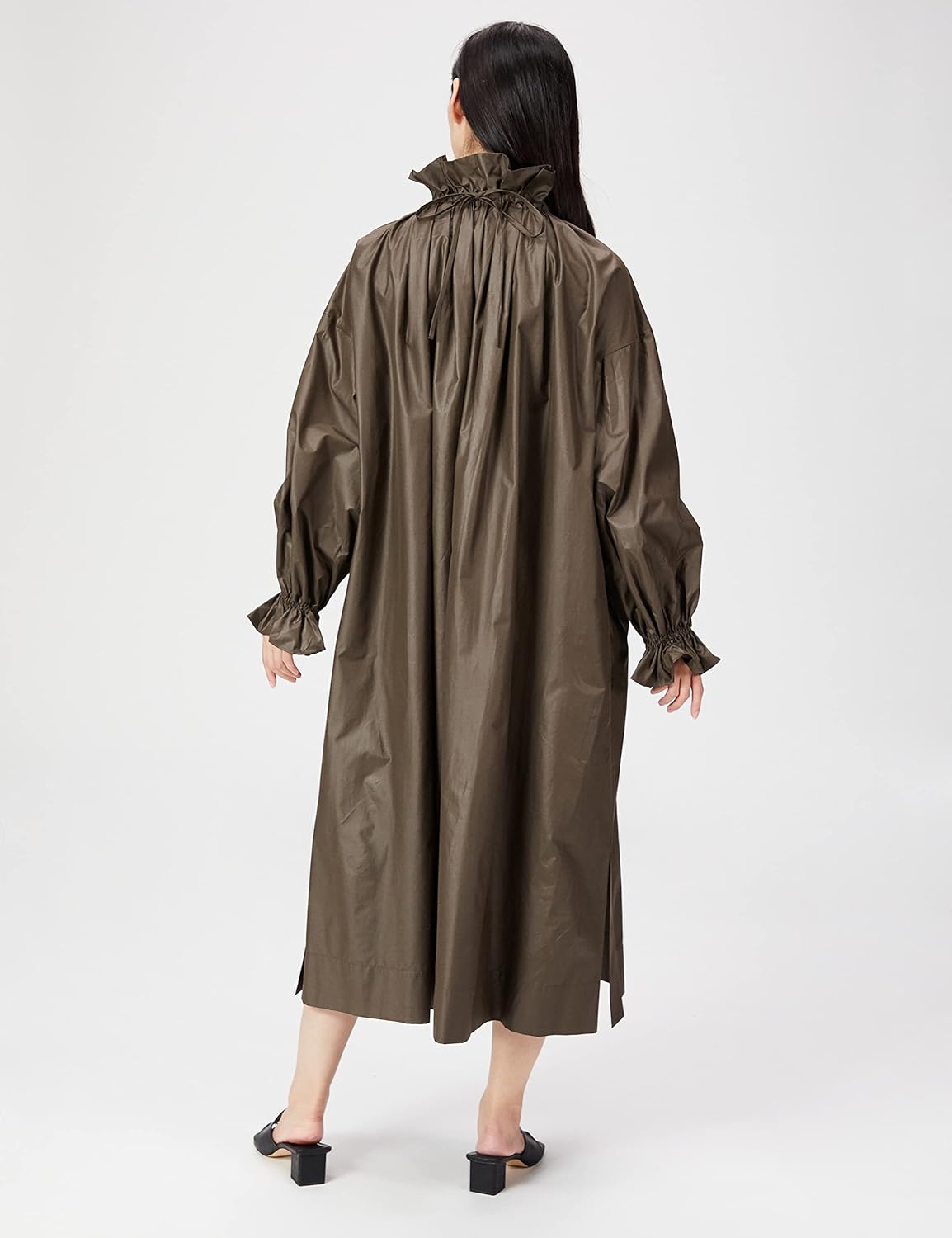 Amazon | [ダブルスタンダードクロージング] Sov.ギャザーネックワンピ