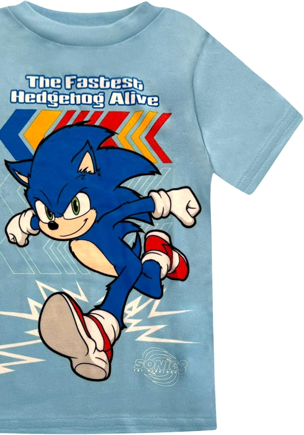 Sonic The Hedgehog 4 Piece Pajama Set - Boys PJs Short Sleeve Shirt, Shorts & Pants - Kids Sleepwear Set - Official License - Image 3