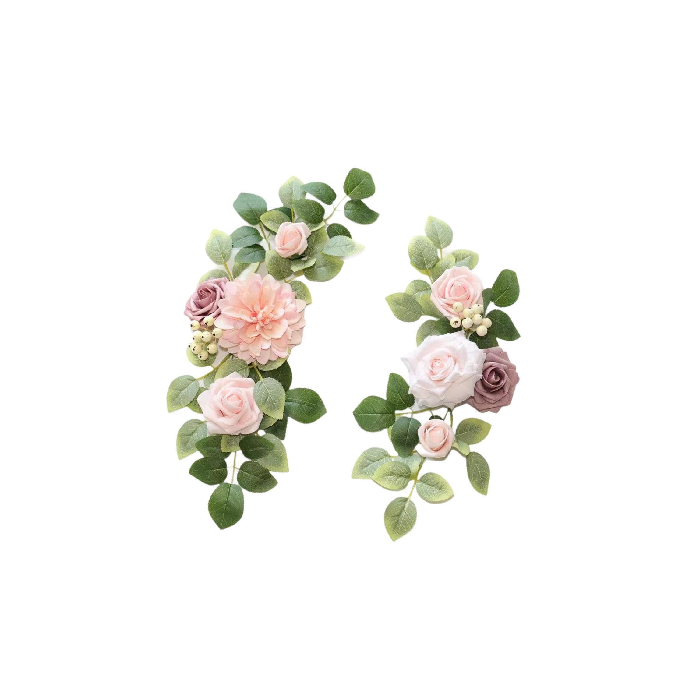 TWISAXC Striking Corner Flower Wedding Celebration Accessories Transform Venue Into Floral Wonderland Captivating Guests With Stunning Arrangements Wedding Arch Flower, Style D