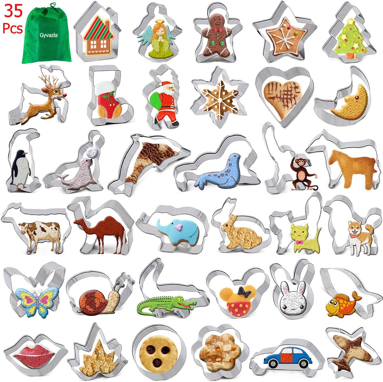 Lot De 6 Emporte Pièces Noël, Emporte Piece En Acier