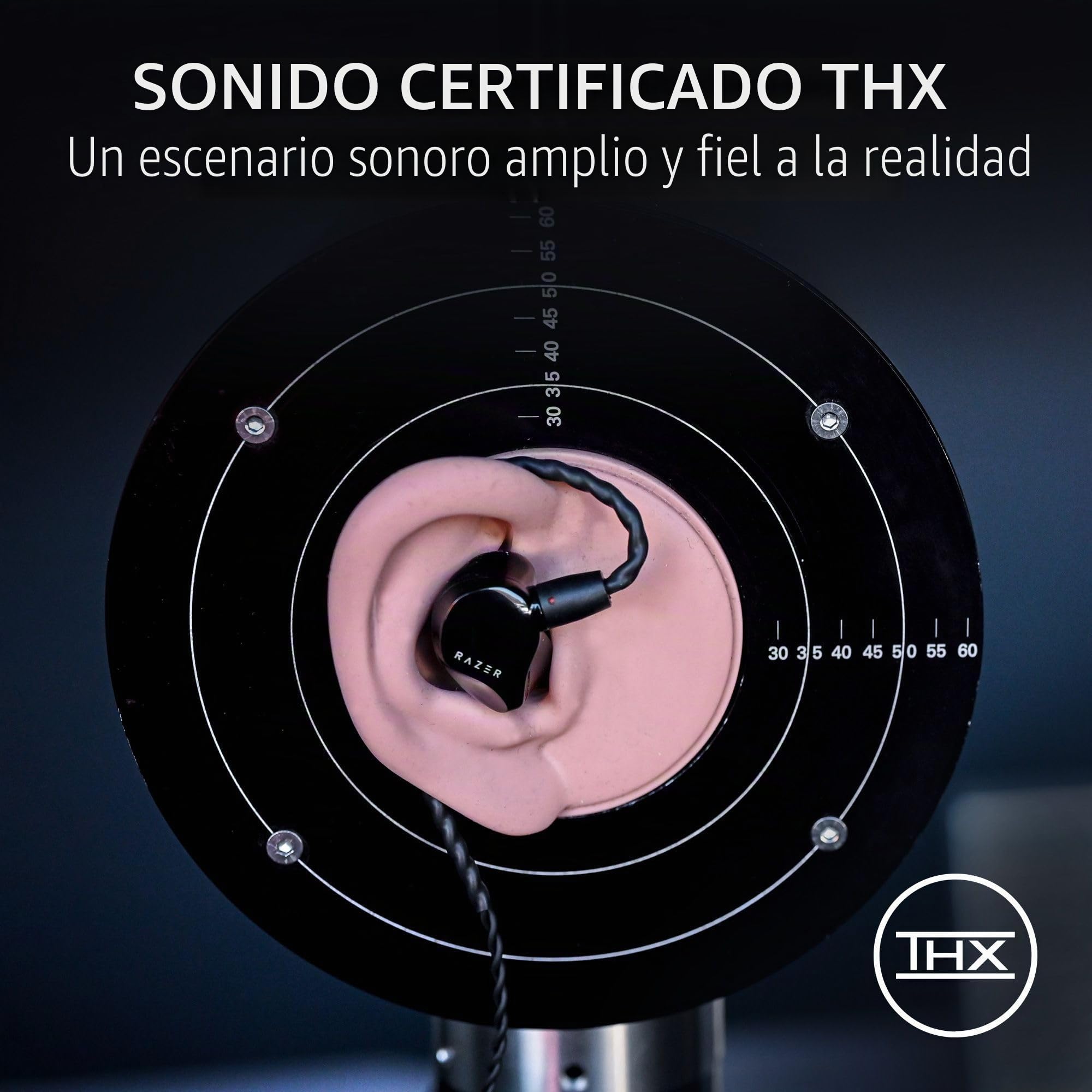 Razer Monitor intrauditivo Moray para transmisión: diseño acústico híbrido de Doble Controlador, Forma ergonómica de Perfil bajo, Aislamiento pasivo de Ruido, Cables Trenzados, Almohadillas