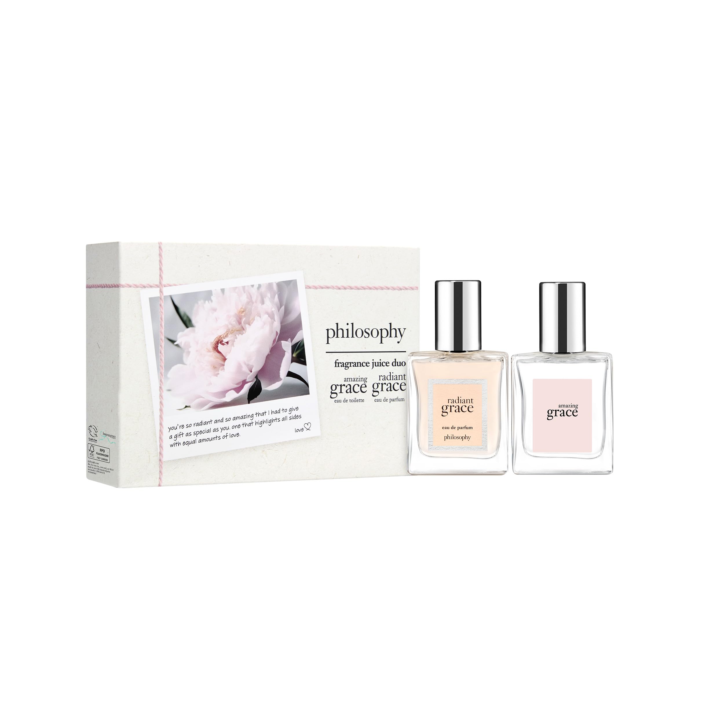 philosophy amazing grace eau de toilette - clean & floral women's perfume - with notes of bergamot, muguet & musk - long l...