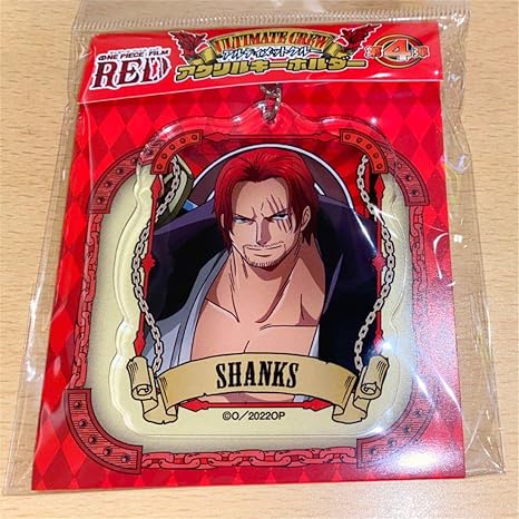 Amazon ワンピース アルティメットクルー アクリルキーホルダー シャンクス レッド アイドル 芸能人グッズ 通販