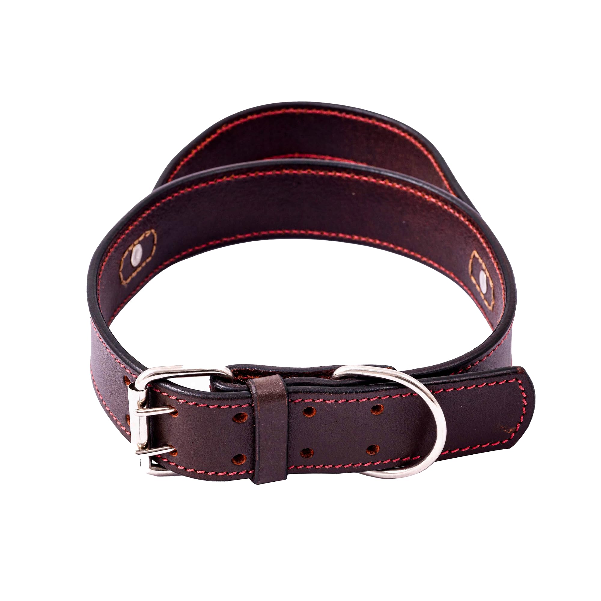 ADILS Dog Genuine Leather Dog Collar With Handle For Medium&Large Dogs,Adjustable Heavy Duty Handle Dog Collar With Double Pin Buckle,Neck Size(12 To 26)Inches,Brown (B0CTMWW3HG) Amazon Price History, Amazon Price Tracker