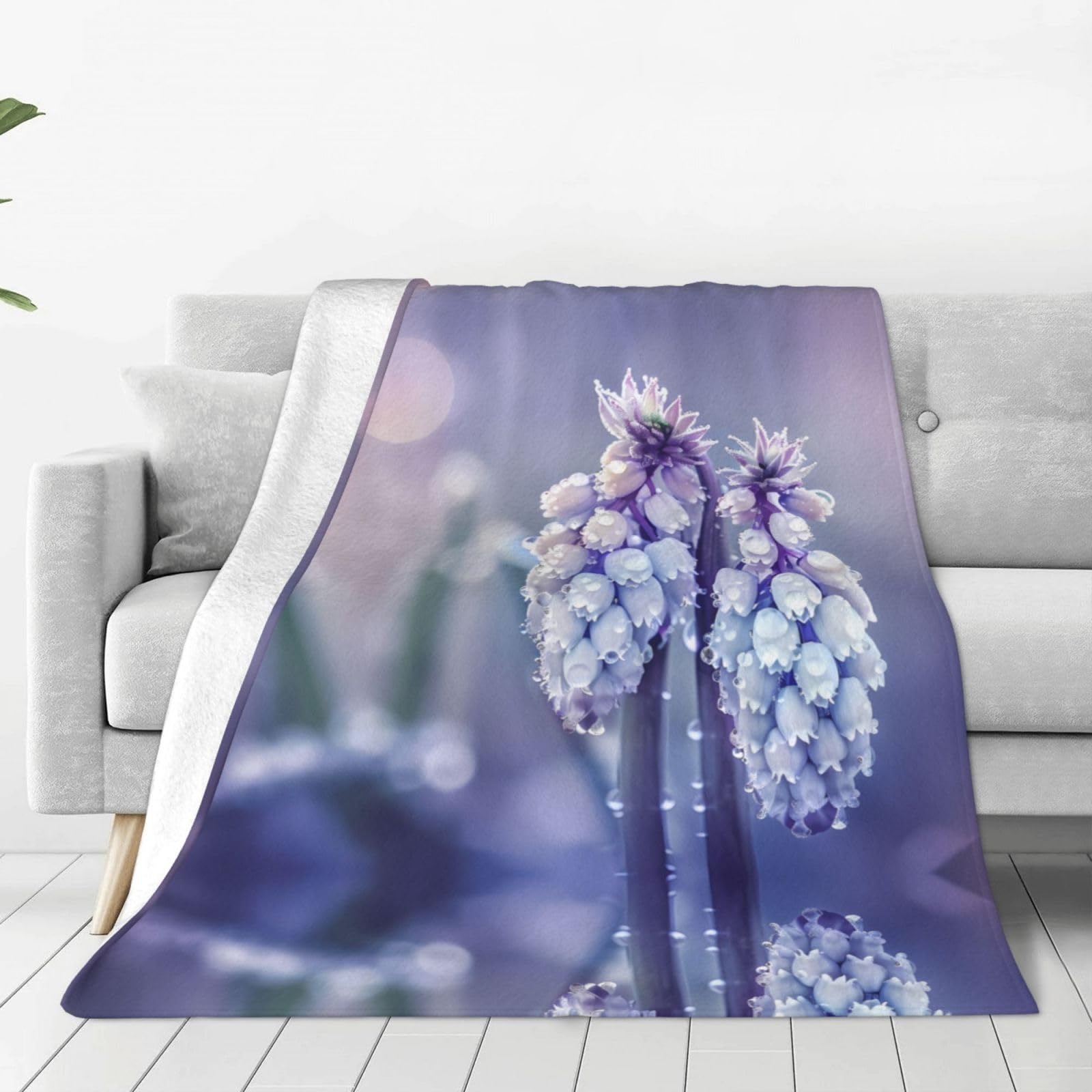 Couverture en flanelle pour salon et pause déjeuner au bureau