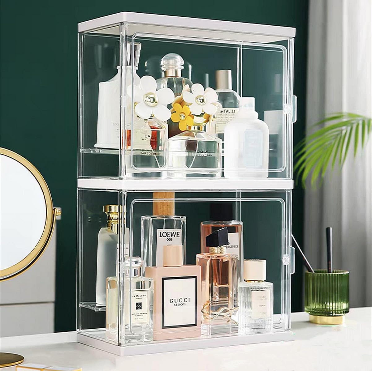 Amazon｜収納ボックス アクリル 香水ホルダー コレクションケース 