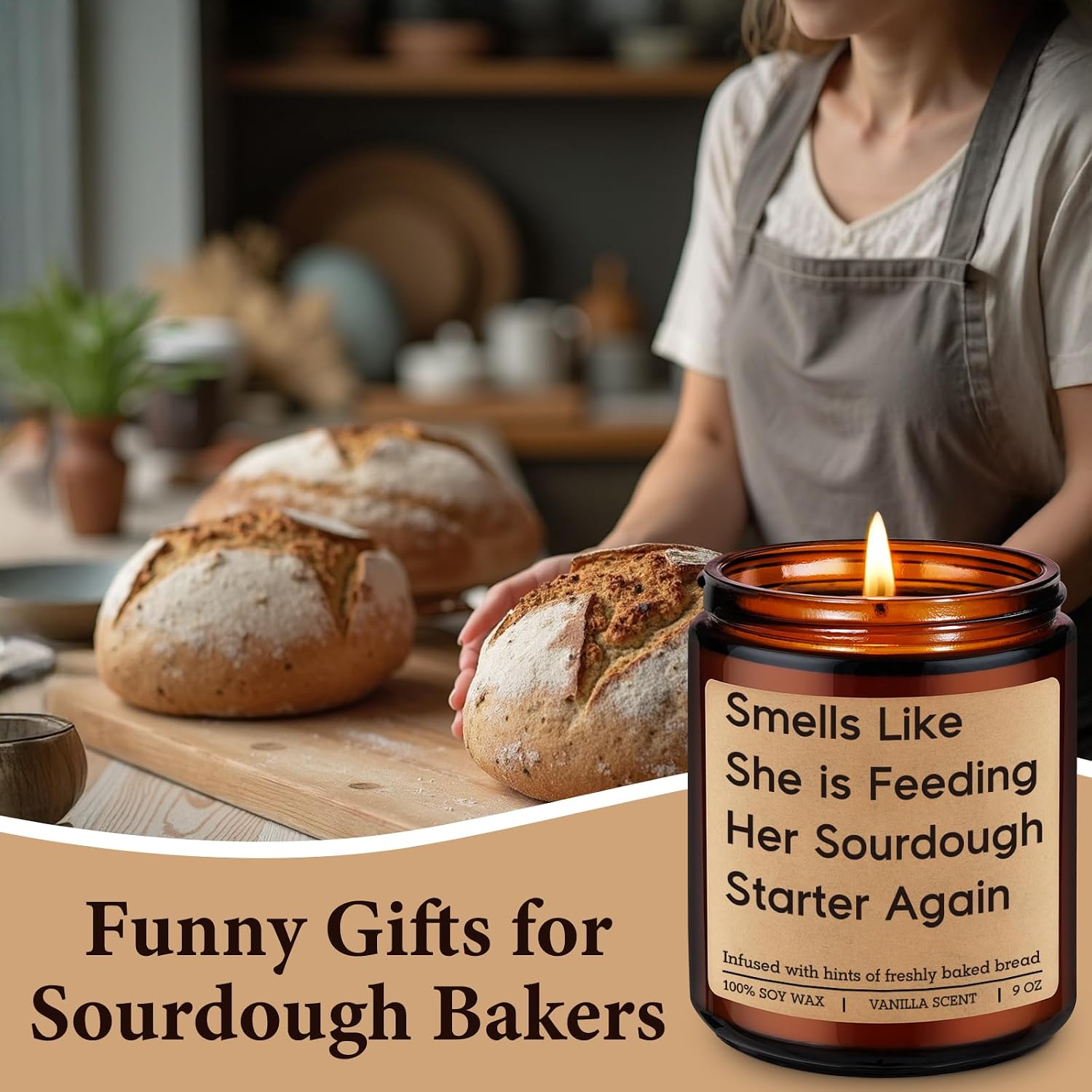 Miracu Candle, Baking Gifts for Sourdough Bakers, Sourdough Gifts for Women image 4