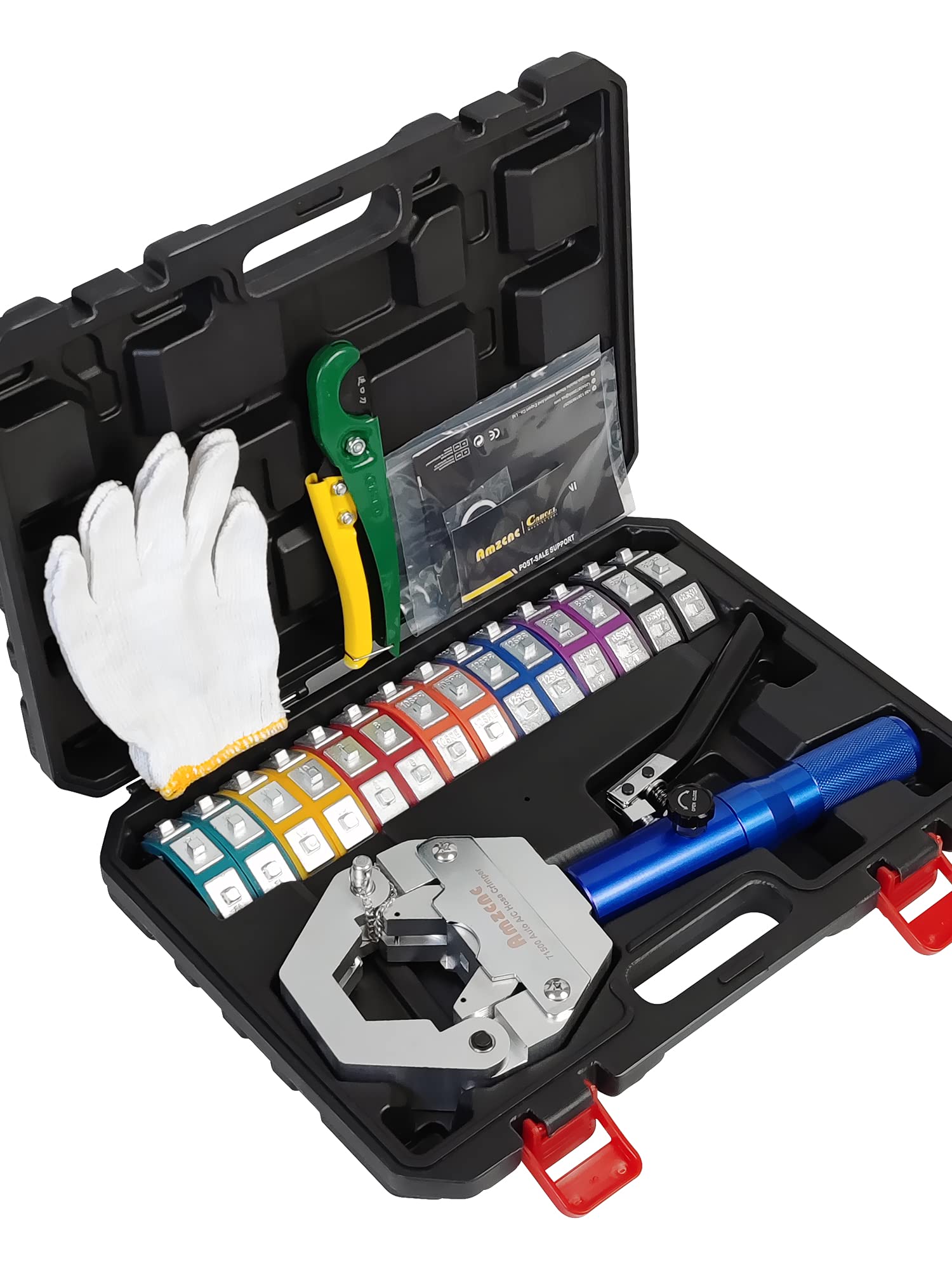 Buy AMZCNC 71500 Hydraulic A/C Hose Crimper HydraKrimp Manual A/C Hose Crimper Kit Air