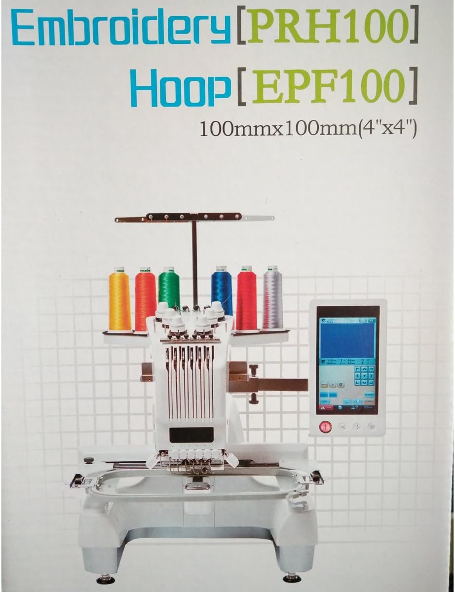 HONEYSEW Hoop & Grid Set for Brother & Baby Lock Multi-Needle Machines Replaces PRH60, PRH100, PRH180, PRH300 & PRF300 (4"X4")