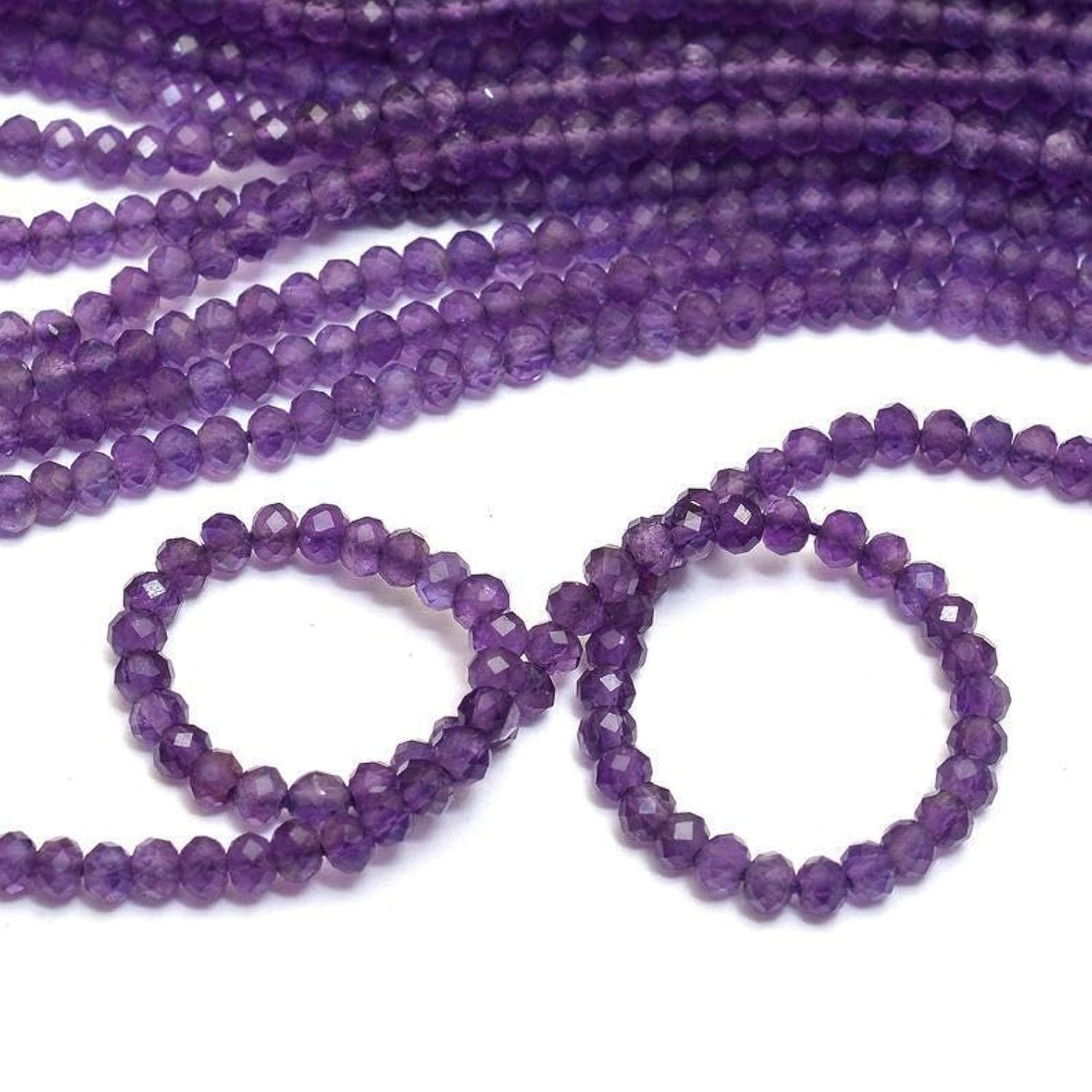 Améthyste africaine micro-perles naturelles pour réparer et personnaliser vos bijoux
