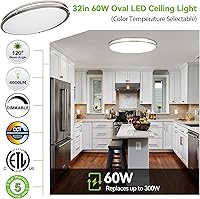 Vista 15 de Lámpara de techo LED de 13 pulgadas de montaje empotrado, luces de techo ajustables de 2700K/3000K/3500K/4000K/5000K, iluminación regulable