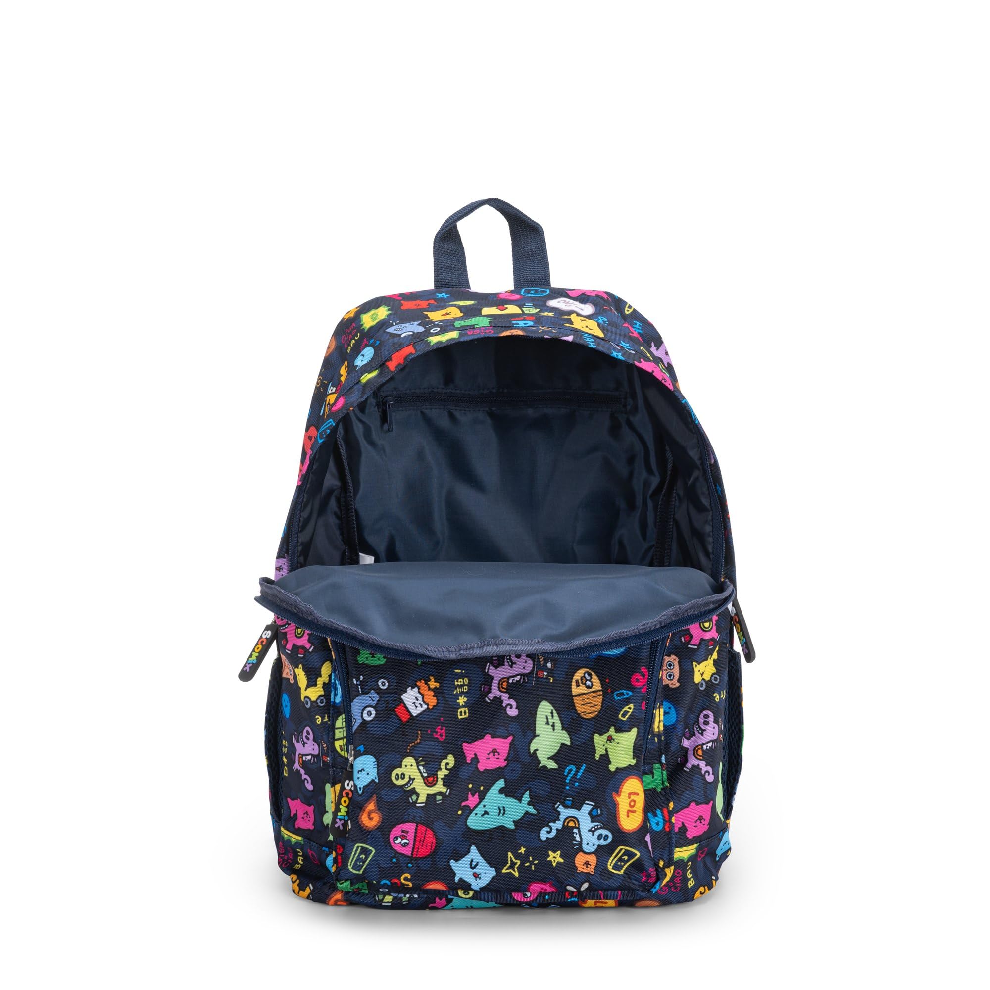 COMIX Zaino Americano, Unisex-Bambini e Ragazzi, Blu, 30x40Hx17 cm