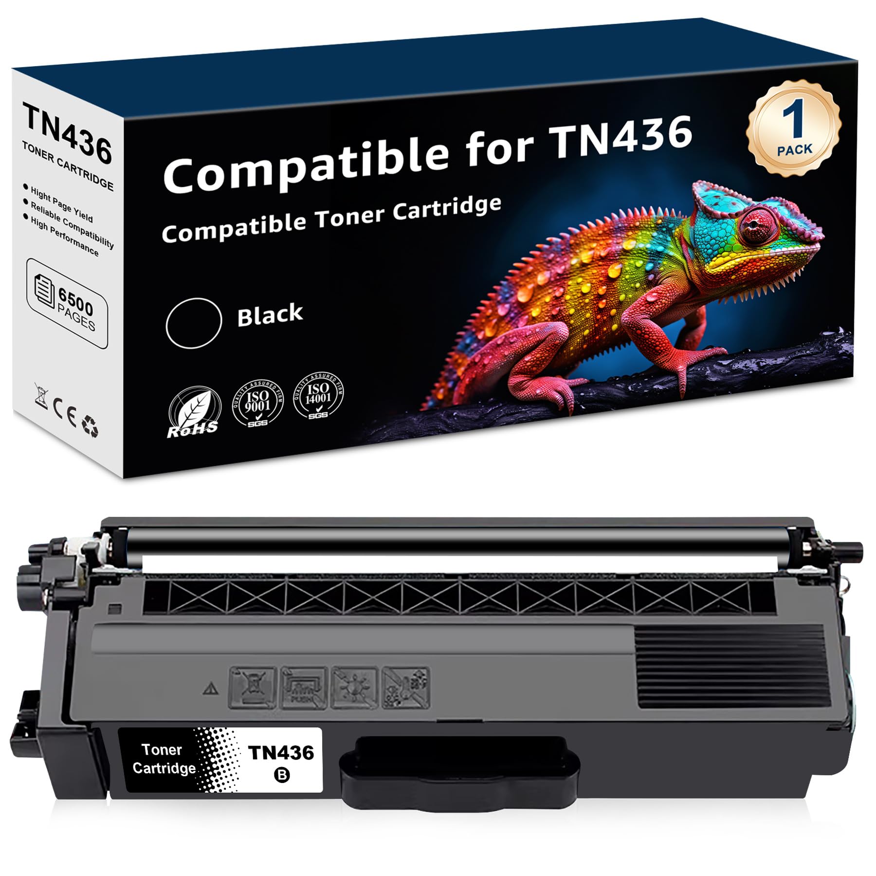 Cartouche TN436 Brother noir compatible HL-L8360CDW - 8
